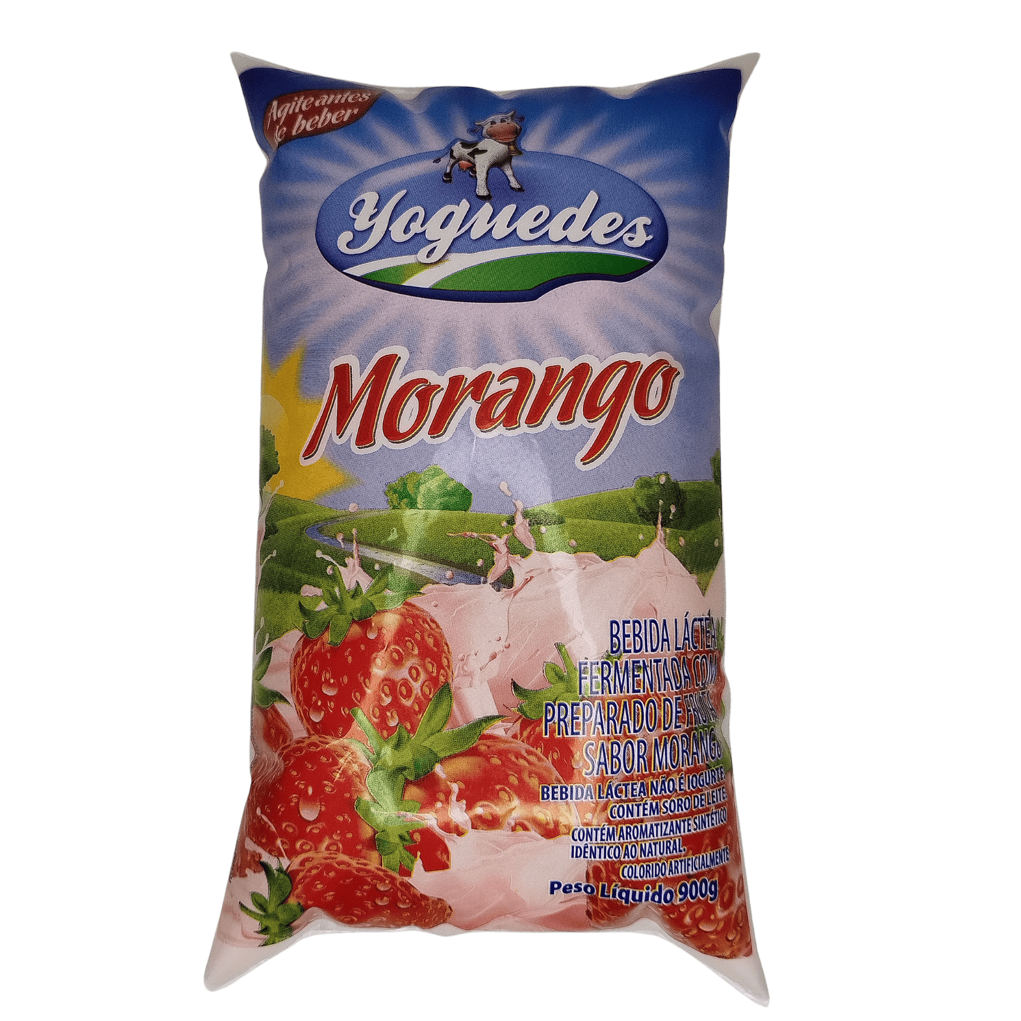 BEBIDA LÁCTEA YOGUEDES MORANGO SACHÊ 900G