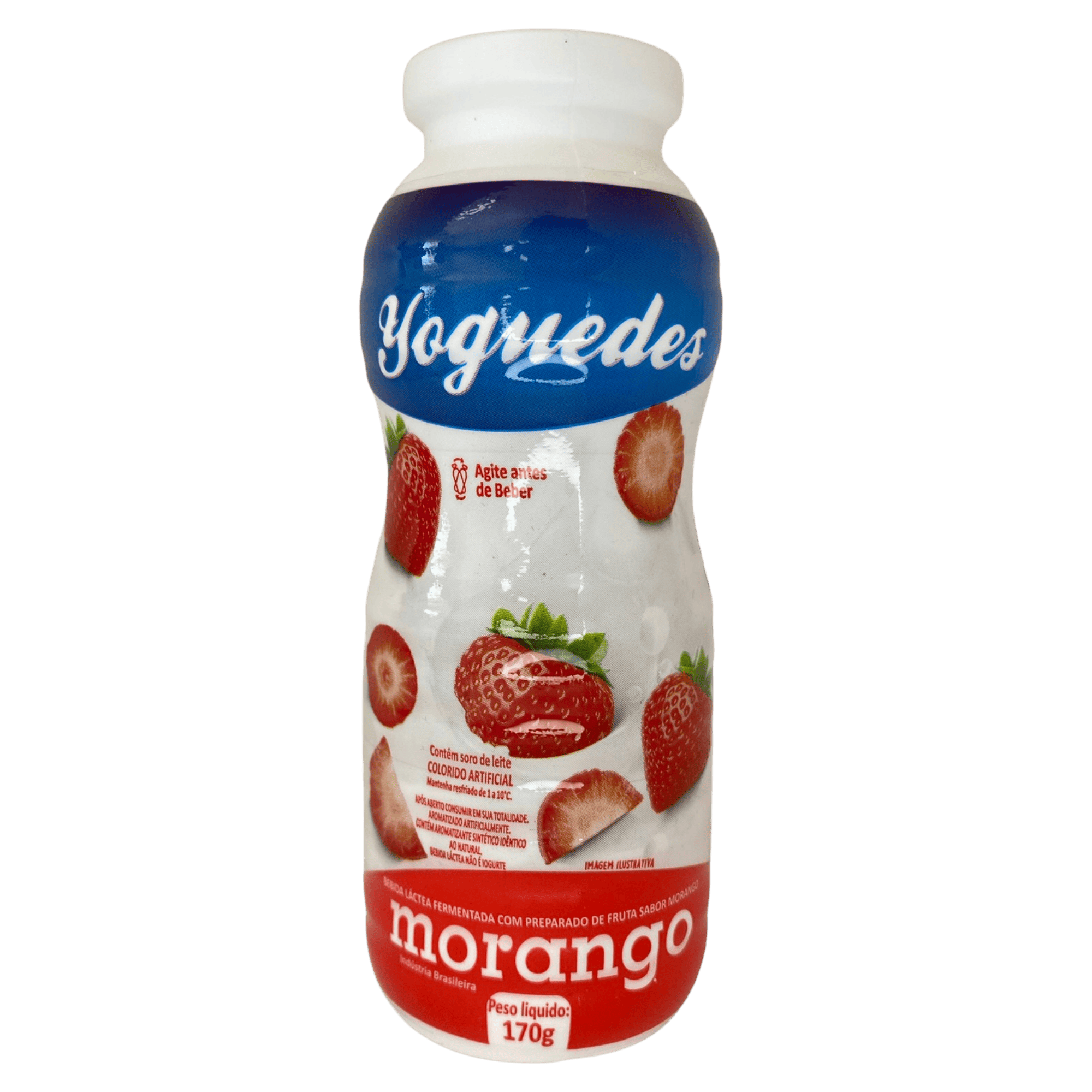 BEBIDA LÁCTEA YOGUEDES SLEEVE MORANGO 170G
