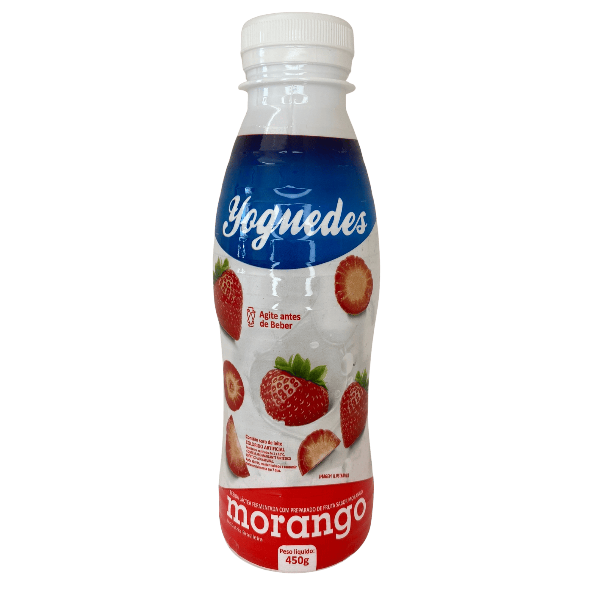 BEBIDA LÁCTEA YOGUEDES SLEEVE MORANGO 450G
