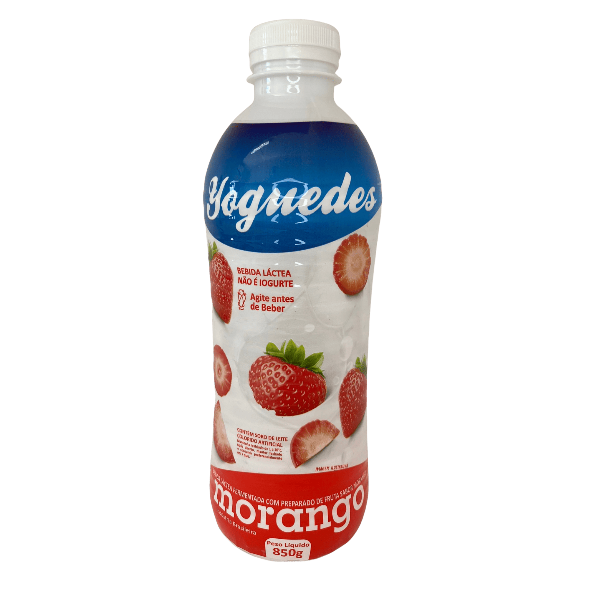 BEBIDA LÁCTEA YOGUEDES SLEEVE MORANGO 850G