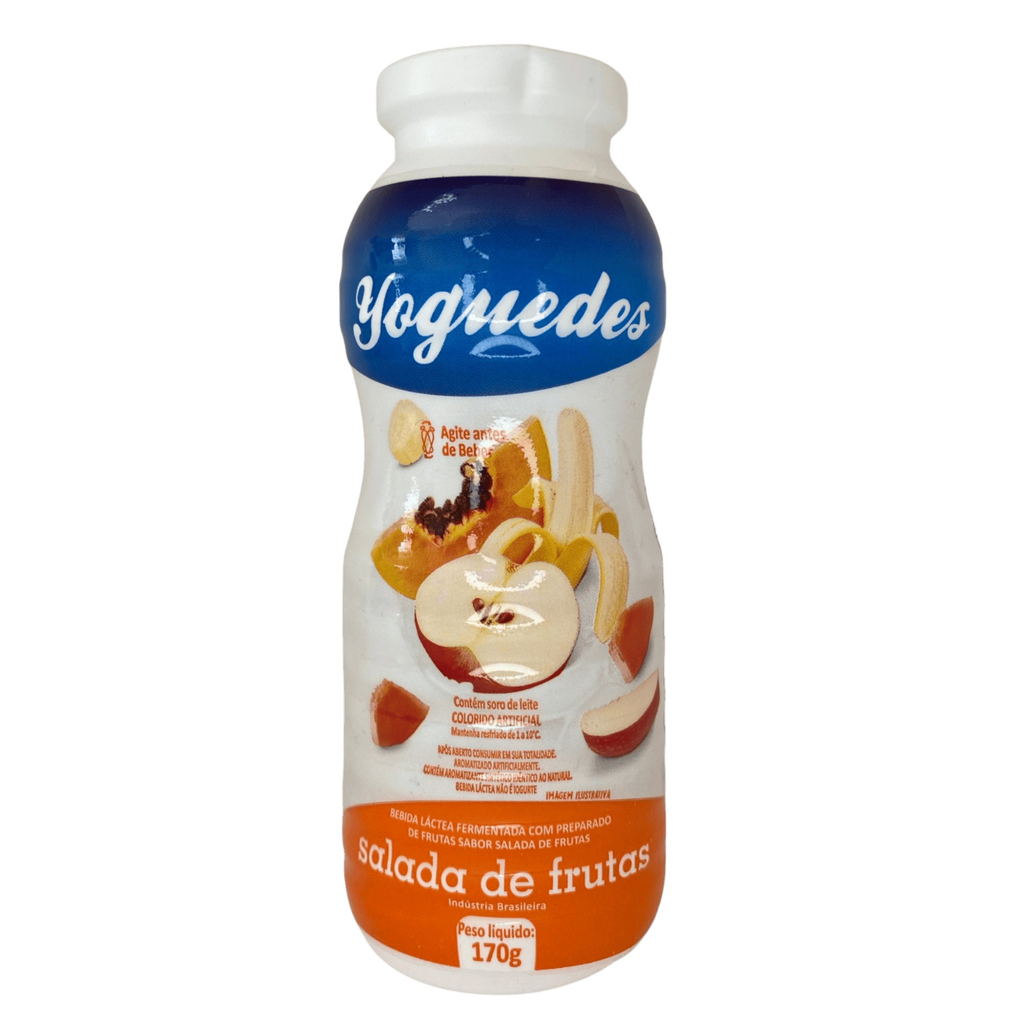 BEBIDA LÁCTEA YOGUEDES SLEEVE SALADA DE FRUTAS 170G