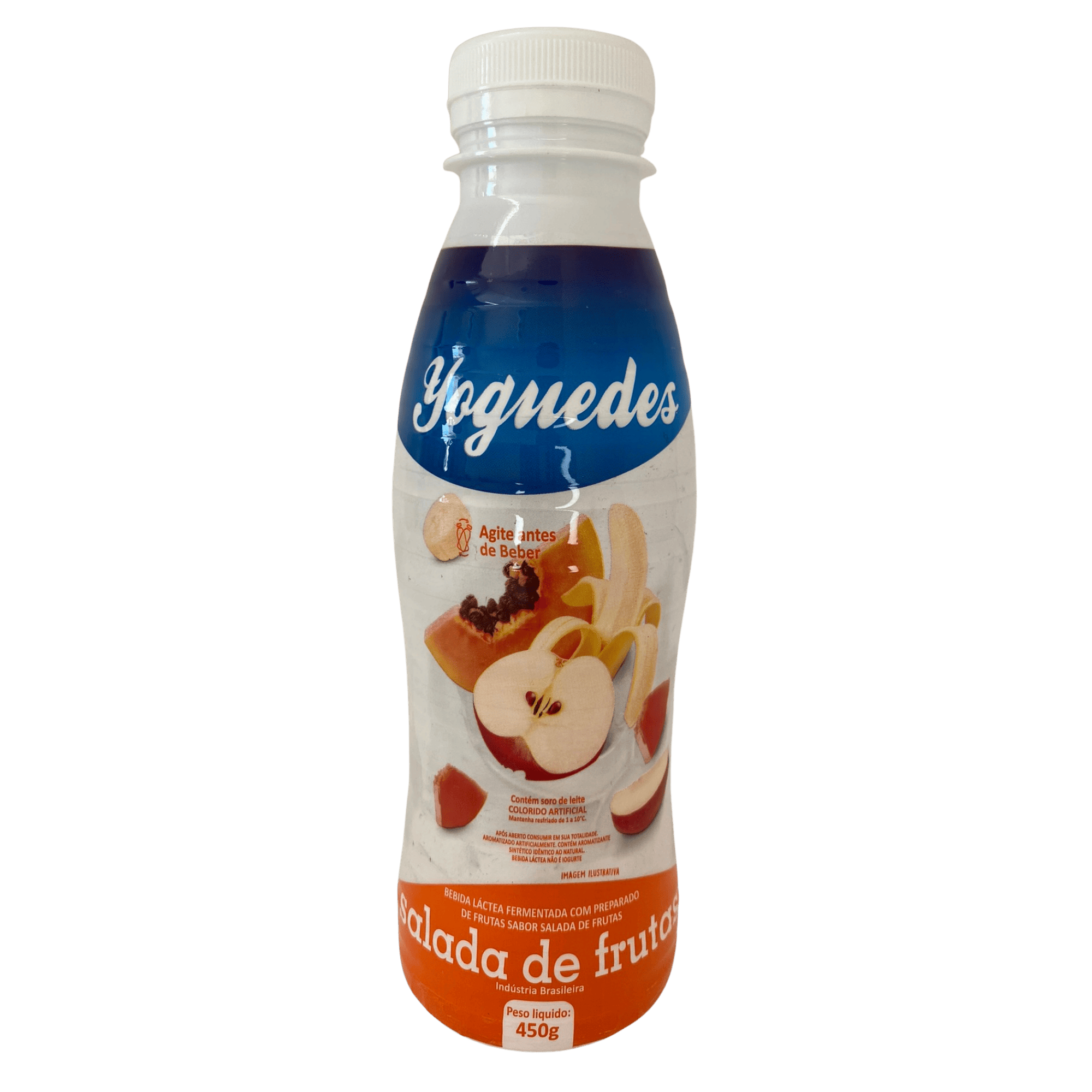 BEBIDA LÁCTEA YOGUEDES SLEEVE SALADA DE FRUTAS 450G