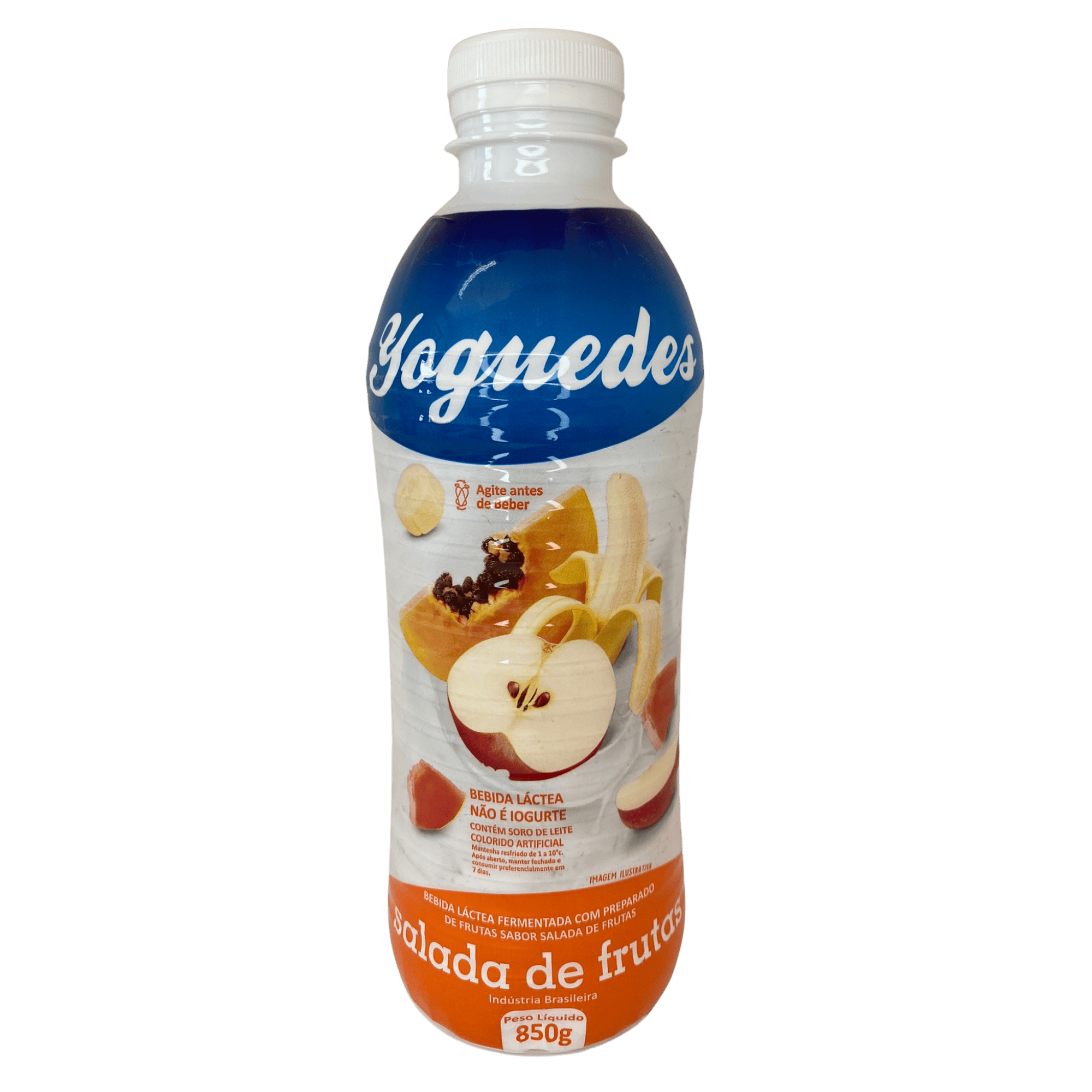 BEBIDA LÁCTEA YOGUEDES SLEEVE SALADA DE FRUTAS 850G