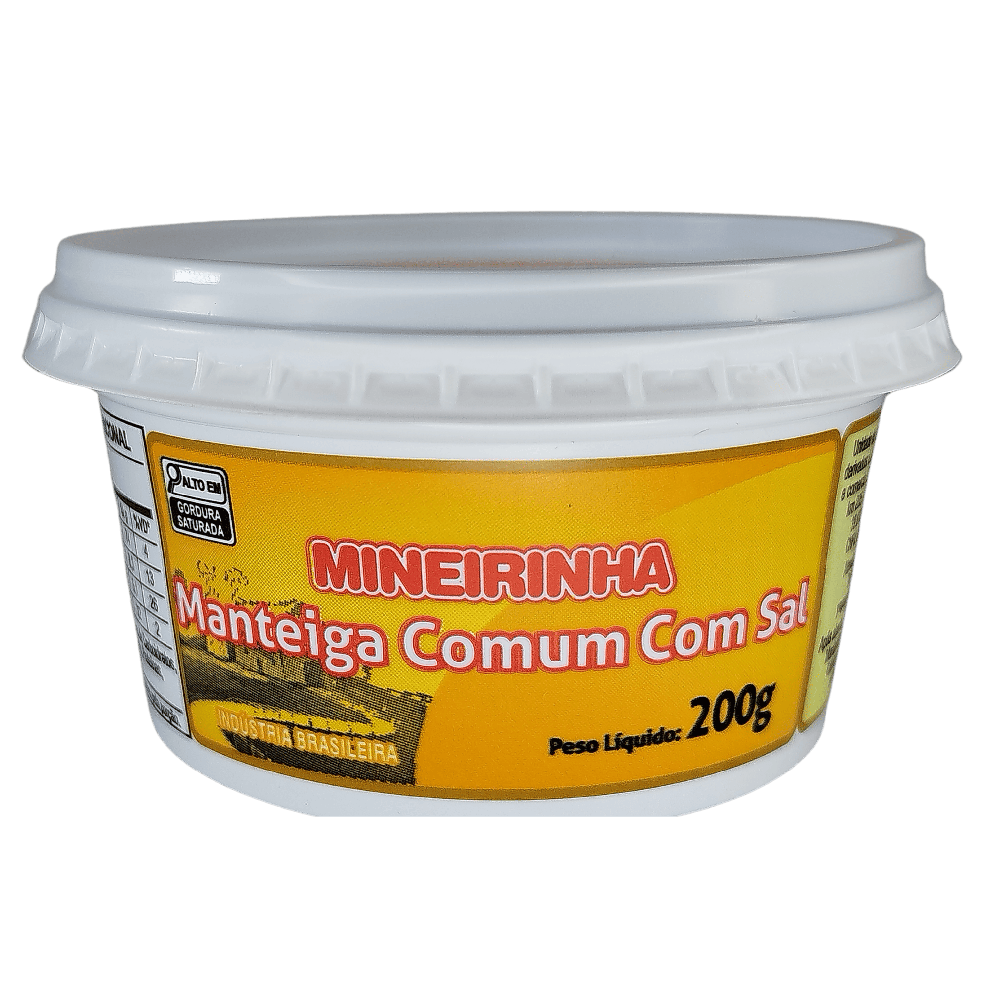 MANTEIGA MINEIRINHA COMUM COM SAL 200G 