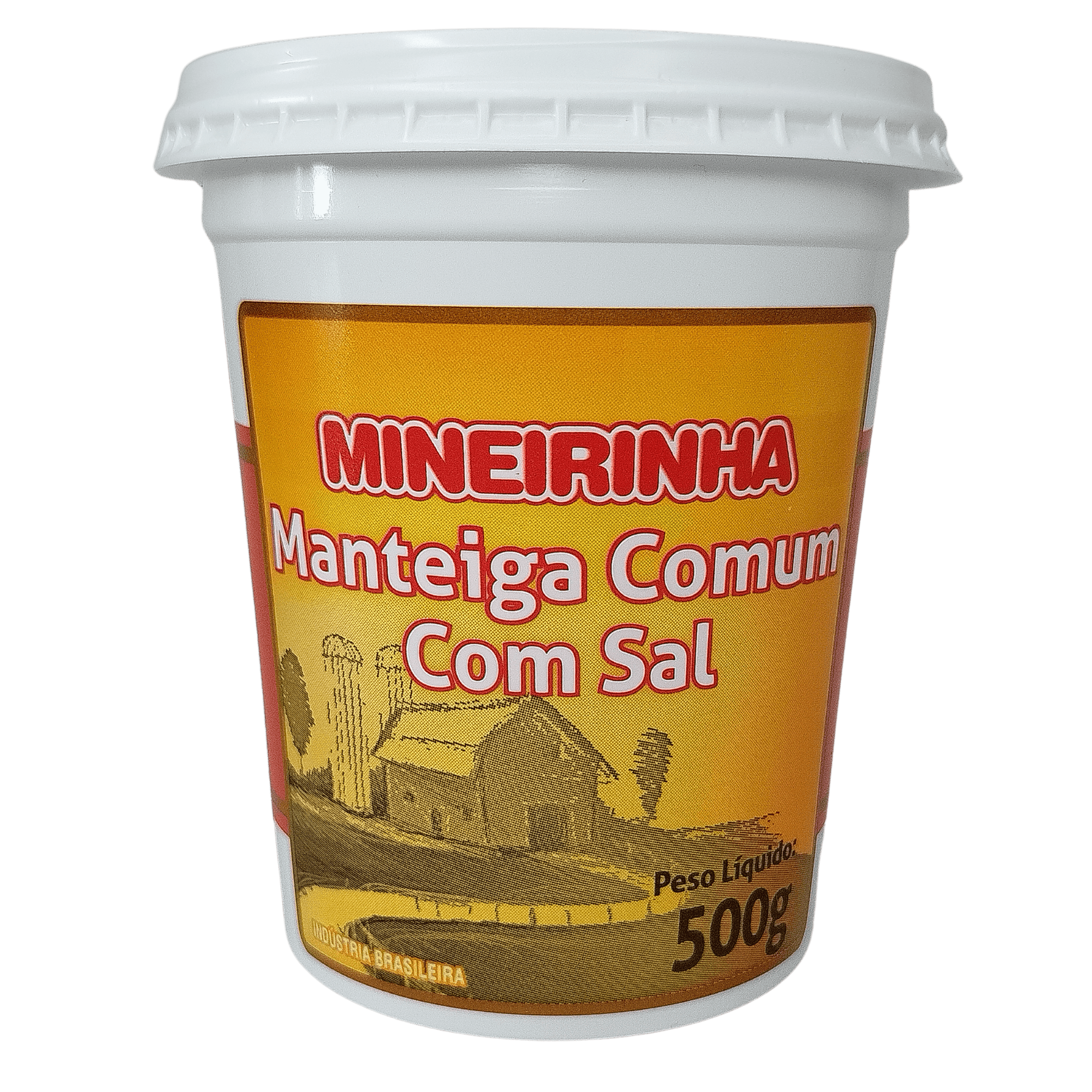 MANTEIGA MINEIRINHA COMUM COM SAL 500G