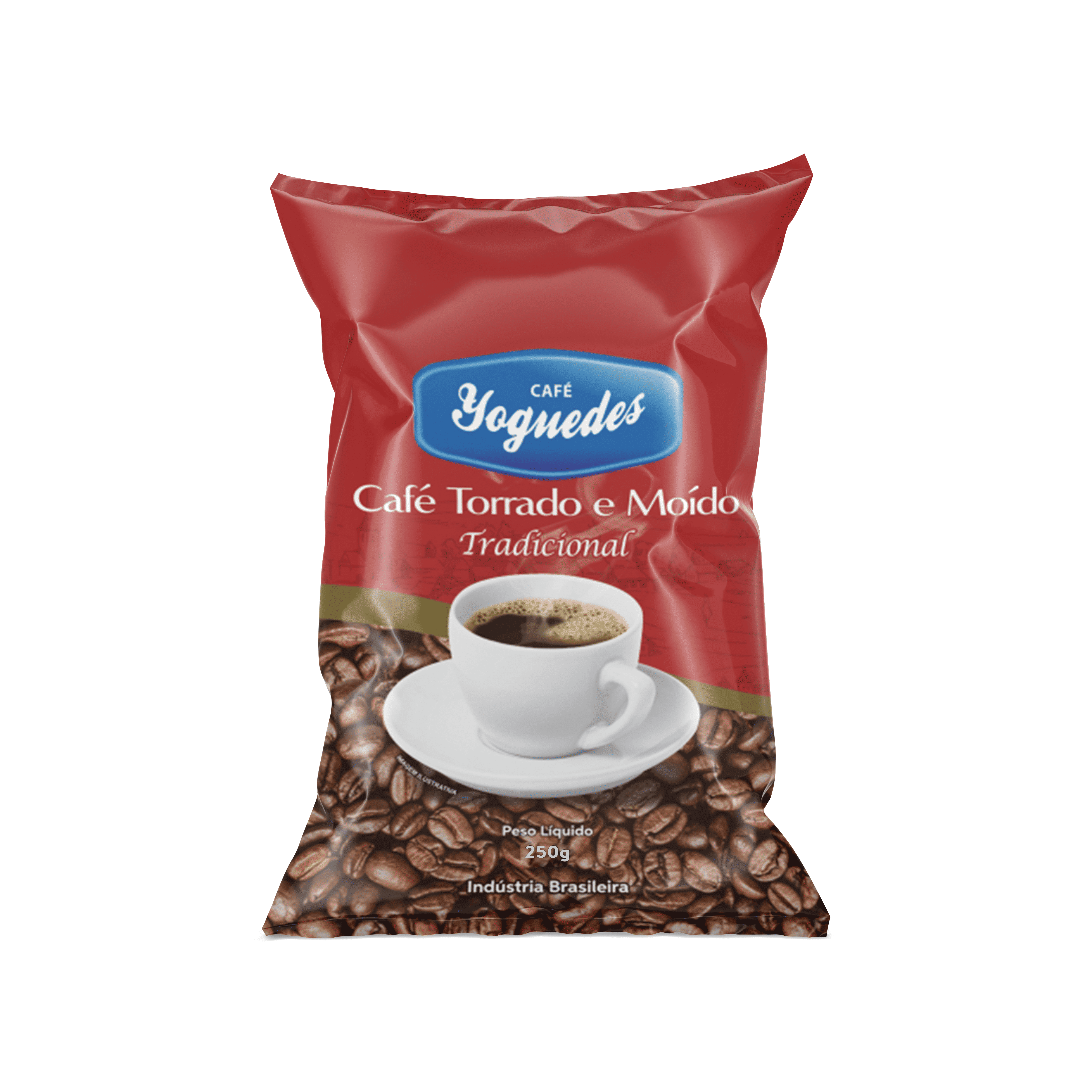 CAFÉ TORRADO E MOÍDO YOGUEDES TRADICIONAL ALMOFADA 250G